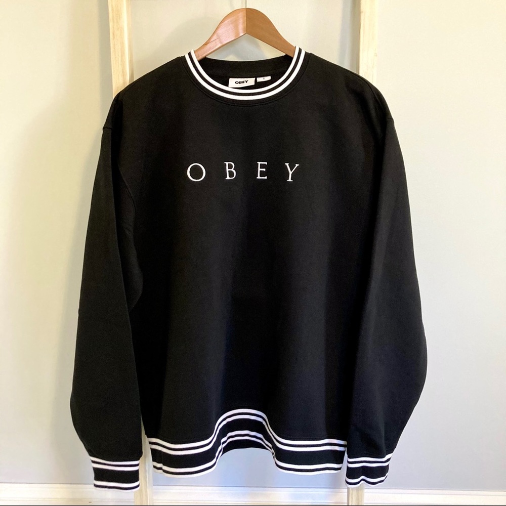 Obey Warp crew sweatshirt NWOT